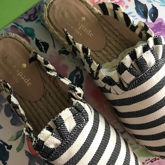 Kate Spade Laila espadrille stripe mule - Picture 11 of 11